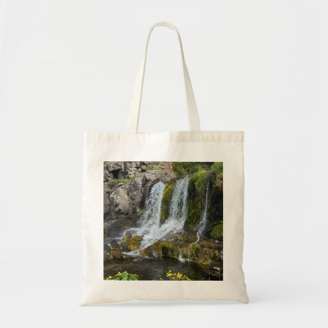 Bolso De Tela Tote de Cascada de Islandia (Frente)