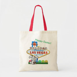 Bolso De Tela Tote de caza de huevos de pascua de Las Vegas