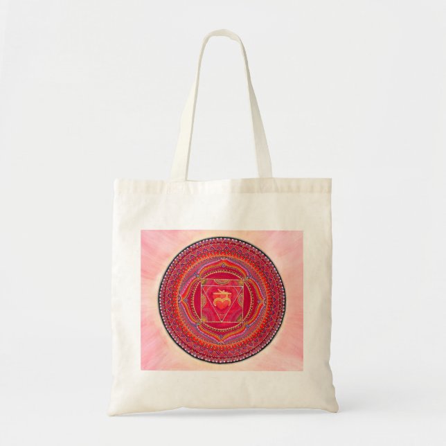 Bolso De Tela Tote de Chakra de la raíz (Frente)