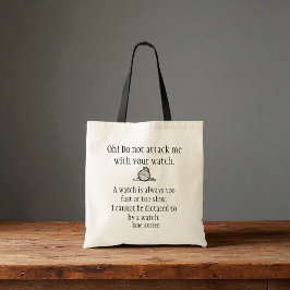 Bolso De Tela Tote de citas de Jane Austen - Ataque de observaci