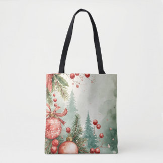 Bolso De Tela Tote de color de agua de la vibe festiva