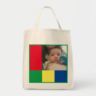 Bolso De Tela Tote de comestibles Dino