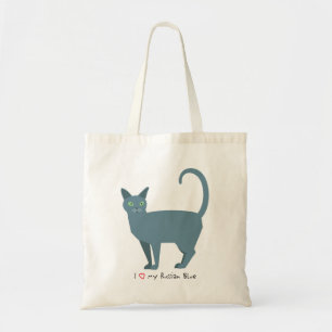 Bolso De Tela Tote de compras azul ruso
