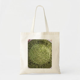 Bolso De Tela Tote de Compras de Guisantes de Primavera