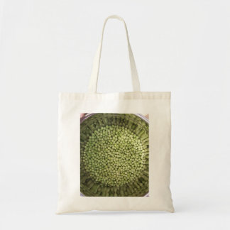 Bolso De Tela Tote de Compras de Guisantes de Primavera