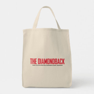 Bolso De Tela Tote de compras en diamantes