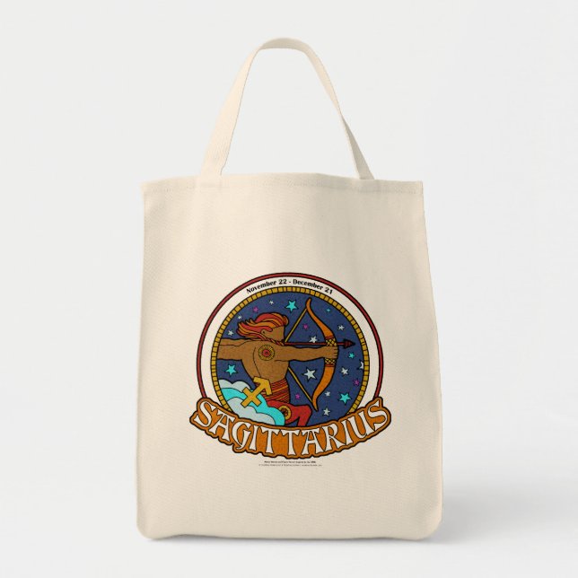 Bolso De Tela TOTE de compras NP Sagittarius (Frente)