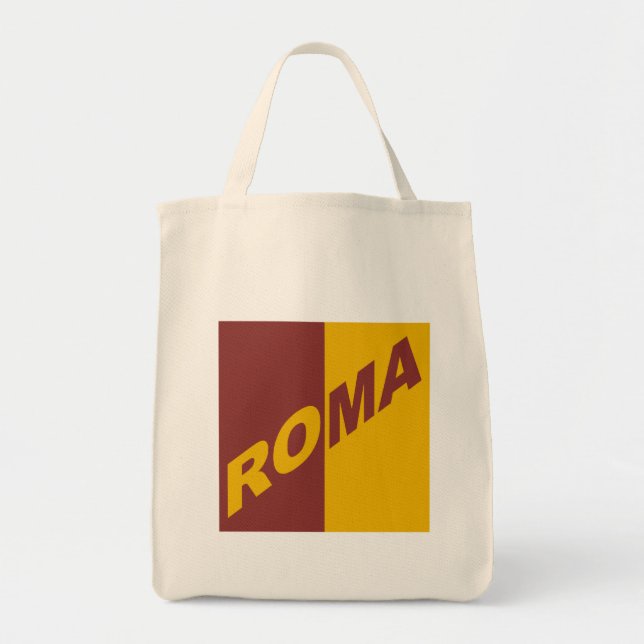 Bolso De Tela Tote de compras ROMA (Frente)