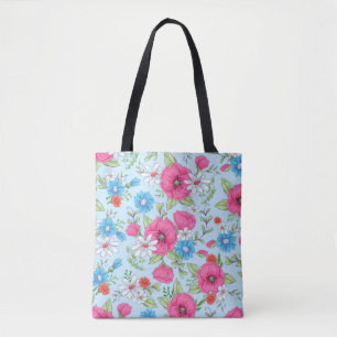 Bolso De Tela Tote de Coppies y Daisies