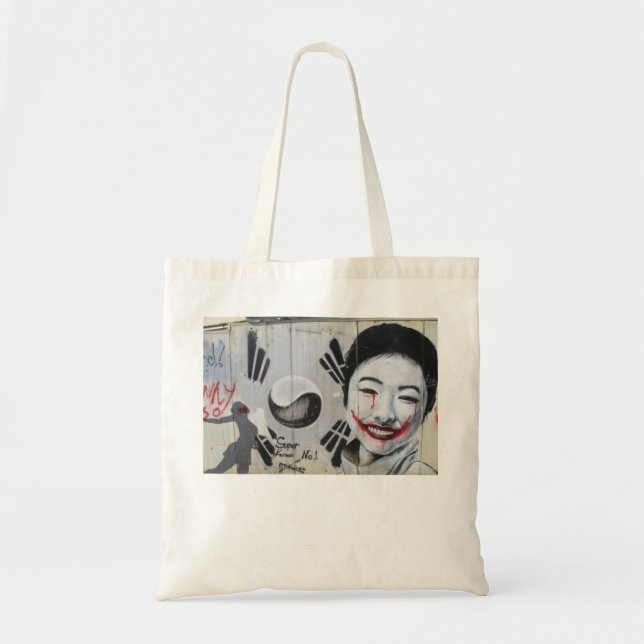 Bolso De Tela Tote de Corea del Sur (Frente)