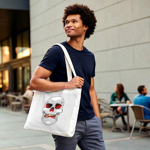 Bolso De Tela Tote de cráneo de sondeo