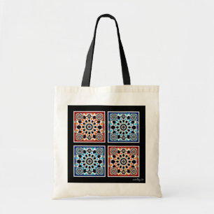Bolso De Tela Tote de cuatro tejas