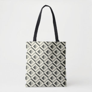 Bolso De Tela Tote de cubo de pirámide