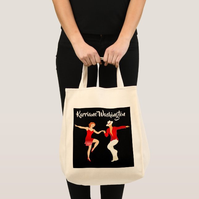 Bolso De Tela Tote de danza Samba Salsa (Anverso (producto))
