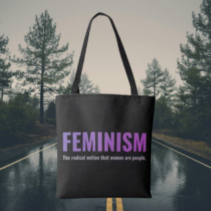 Bolso De Tela Tote de declaración de feminismo - Lleve a cabo la
