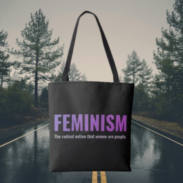 Bolso De Tela Tote de declaración de feminismo - Lleve a cabo la (Subido por el creador)