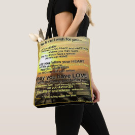 Bolso De Tela Tote de deseo de Adiela Akoo