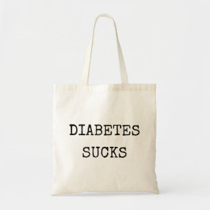Bolso De Tela Tote de diabetes