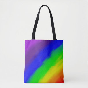 Bolso De Tela Tote de diseño arcoiris