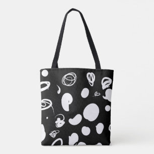 Bolso De Tela Tote de diseño de impresión abstracta