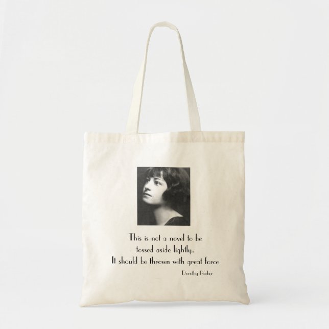 Bolso De Tela Tote de Dorothy Parker (Frente)