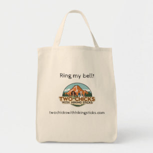 Bolso De Tela Tote de dos chicas: Campana de anillos