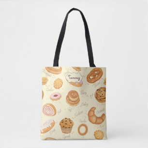 Bolso De Tela Tote de dulces deliciosos