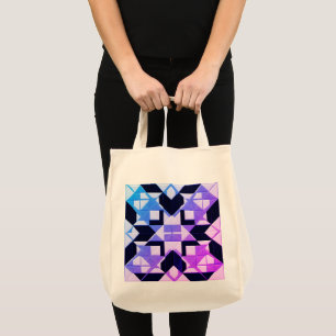 Bolso De Tela Tote de ecología geométrica