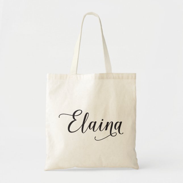 Bolso De Tela Tote de Elaina (Frente)