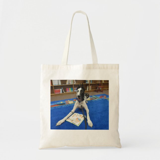 Bolso De Tela Tote de encargo del dormilón (Frente)