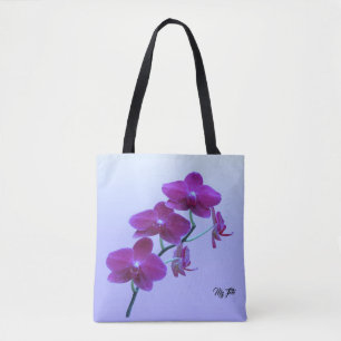 Bolso De Tela Tote de encargo del hombro del ciruelo de las