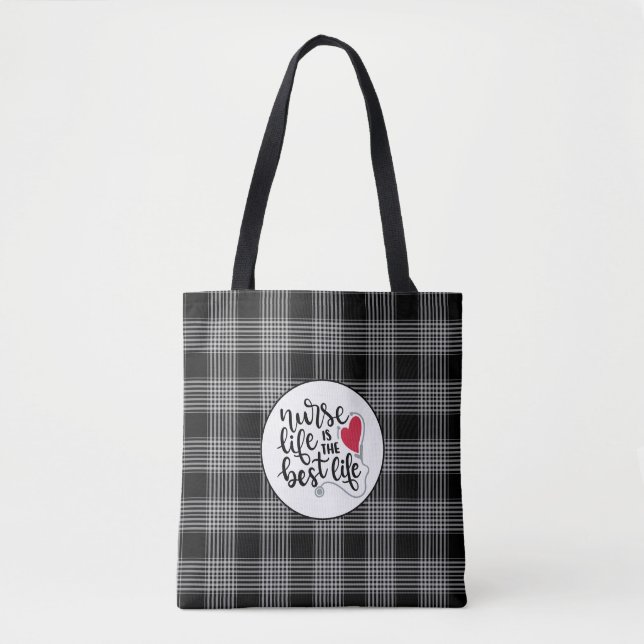 Bolso De Tela Tote de enfermería (Anverso)