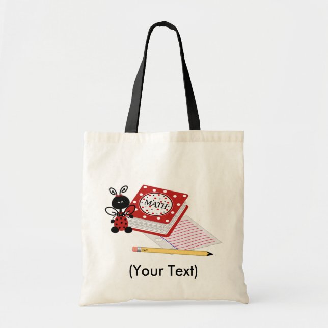 Bolso De Tela Tote de error de la dama (Frente)