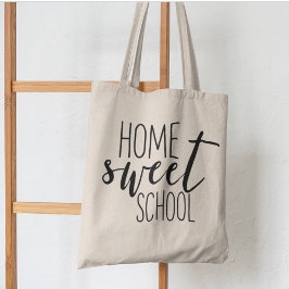 Bolso De Tela Tote de Escuela Dulce Hogar Para Los Hogares