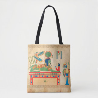 Bolso De Tela Tote de estilo egipcio