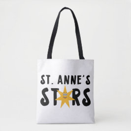 Bolso De Tela Tote de estrellas de Santa Ana