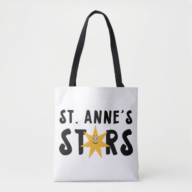 Bolso De Tela Tote de estrellas de Santa Ana (Anverso)