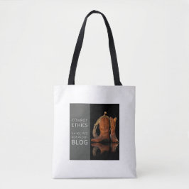 Bolso De Tela Tote de ética de cowboy de Carolyn
