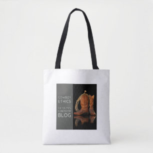 Bolso De Tela Tote de ética de cowboy de Carolyn