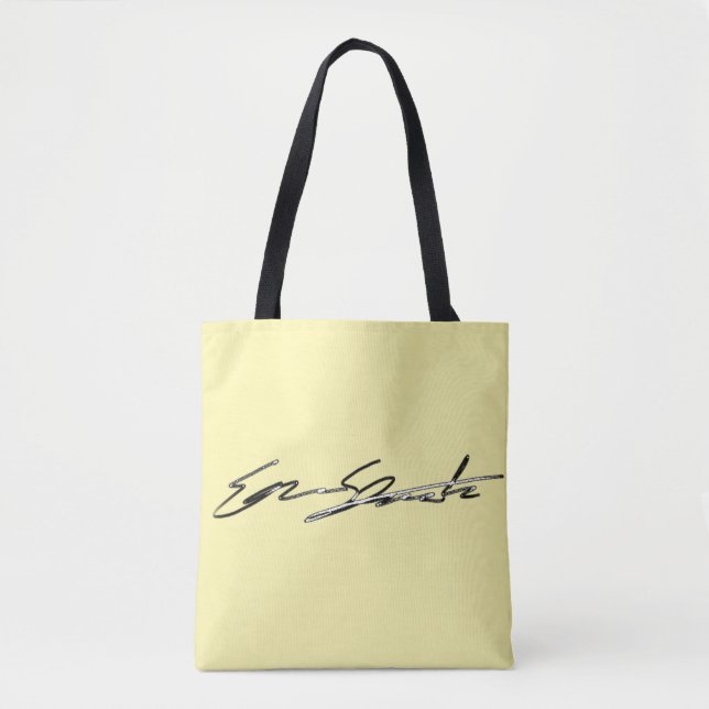 Bolso De Tela Tote de firma (Anverso)