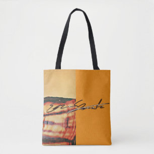 Bolso De Tela Tote de firma