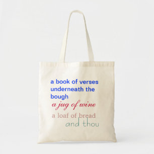 Bolso De Tela Tote de Fitzgerald Rubaiyat