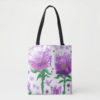 Bolso De Tela Tote de flor ángel