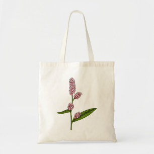 Bolso De Tela Tote de flor rosa