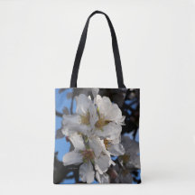 Tote de flores de almendra