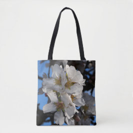 Bolso De Tela Tote de flores de almendra