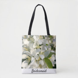 Bolso De Tela Tote de Flores de Boda