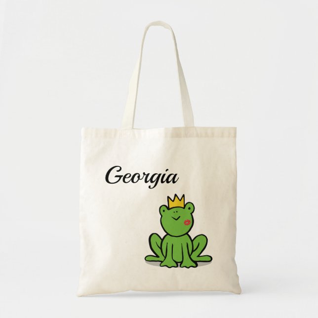Bolso De Tela Tote de Frog Prince (Frente)