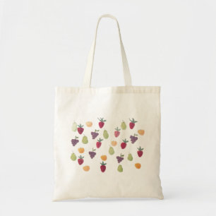 Bolso De Tela Tote de frutas de color bonito divertido