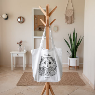 Bolso De Tela Tote de gato persa - Gracia en todos los rumores